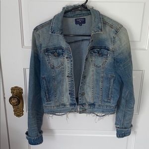 Just USA distressed jean jacket